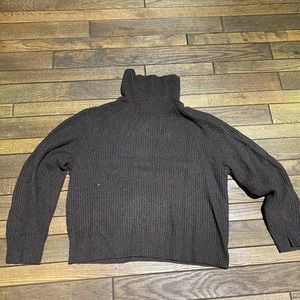 Rag and Bone Ribbed Cashmere Sweater in Brown